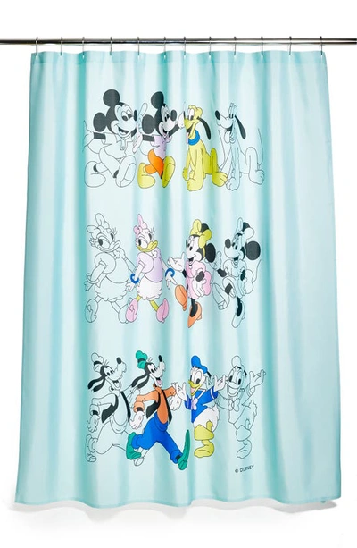 Society6 Disney X  Sensational 6 Shower Curtain In Mint Green