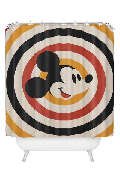 Society6 Disney X  Mickey Shower Curtain In Multi