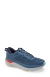 Hoka Blue Bondi 7 Low Top Sneakers In Blue Sea