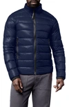 Canada Goose Crofton Water Resistant Packable Quilted 750 Fill Power Down Jacket In Atlantic Navy