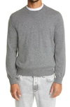 Brunello Cucinelli Regular-fit Cashmere Pullover In Grey