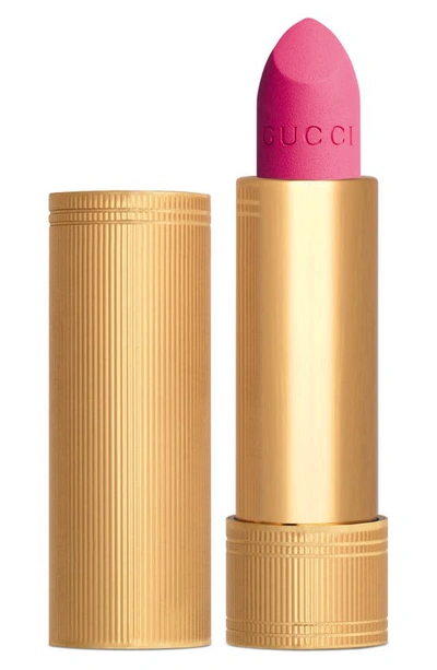 Gucci Rouge À Lèvres Mat Matte Lipstick In 407 Patricia Pink