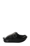 Alegria By Pg Lite Seville Water Resistant Clog In Black Leather