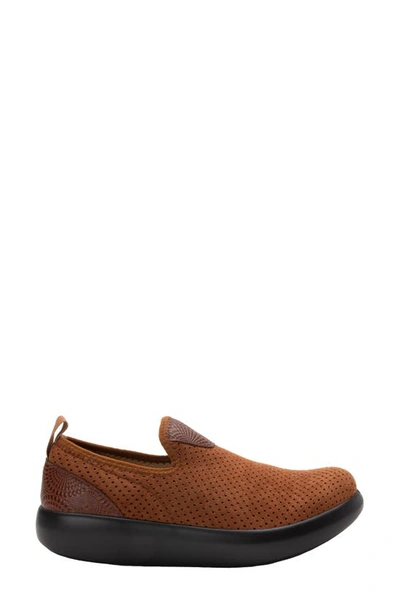 Alegria By Pg Lite Eden Water Resistant Clog In Brandy Leather