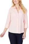 Foxcroft Mary Button-up Blouse In Pink Sugar