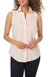 Foxcroft Taylor Non-iron Sleeveless Shirt In Pink Sugar