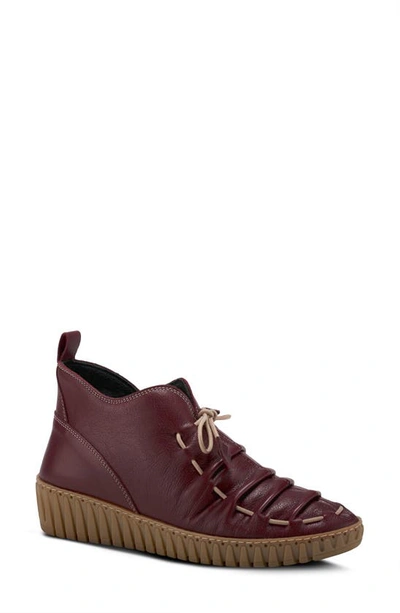 Spring Step Nespea Desert Bootie In Bordeaux