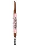 Too Faced Pomade In A Pencil Eyebrow Shaper & Filler Auburn 0.006 oz/ 0.17 G In Auburn