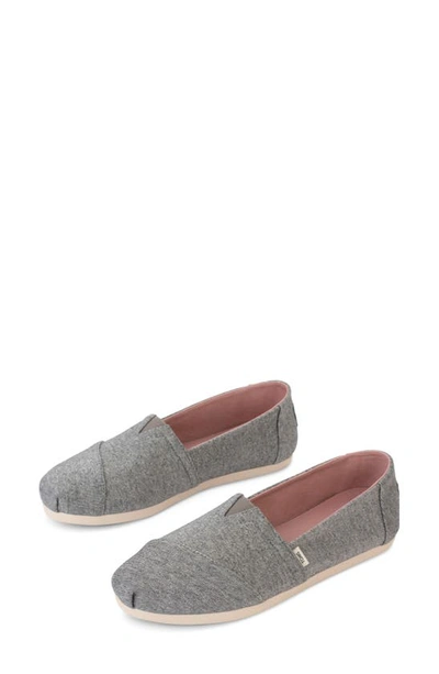 Toms Alpargata Slip-on In Black Blend