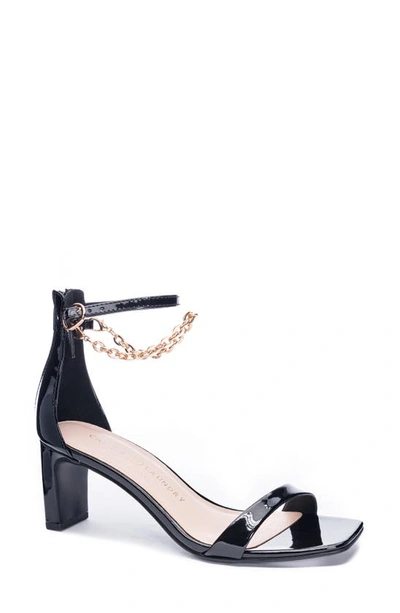 Chinese Laundry Yara Patent Sandal In Black Patent
