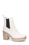 Chinese Laundry Good Day Platform Chelsea Boot In Beige