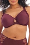 Elomi Women's Full Figure Charley Molded Spacer T-shirt Bra El4383 In Aubergine