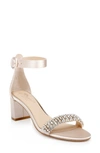 Jewel Badgley Mischka James Sandal In Champagne