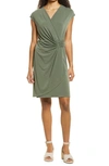 Tommy Bahama Carmela Faux Wrap Dress In Palm Moss