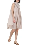 MOLLY BRACKEN PLEATED SLEEVELESS DRESS,ML234P20