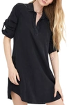 Bella Dahl A-line Shirtdress In Vintage Black