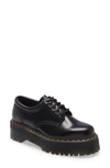 Dr. Martens' 8053 Quad Smooth Platform Derby In Black