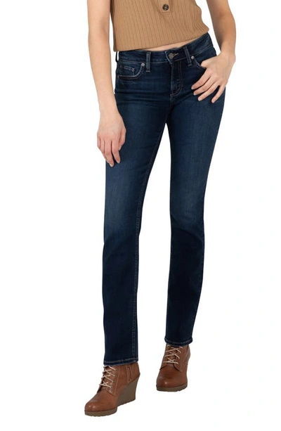 Silver Jeans Co. Suki Straight-leg Jeans In Indigo