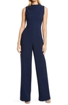 Black Halo Corinne Sleeveless Jumpsuit In Bluestone