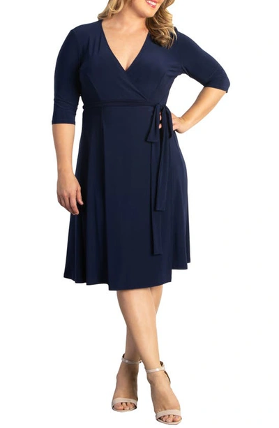 KIYONNA ESSENTIAL WRAP DRESS,12131806