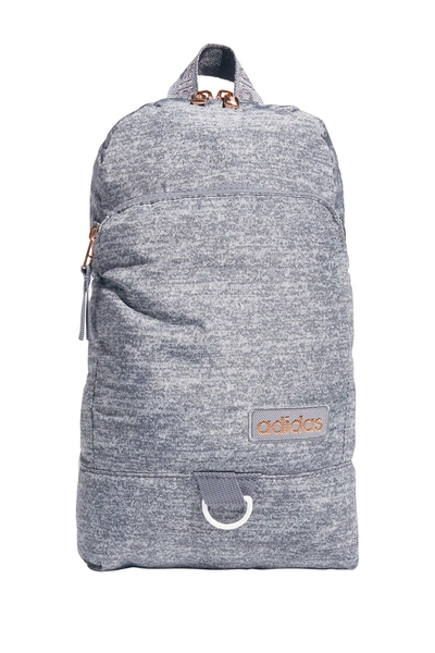 Adidas Originals Essentials Convertible Crossbody Bag In Med Grey