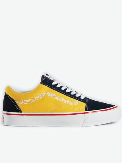 Vans Blue & Yellow Bedwin & The Heartbreakers Edition Og Old Skool Lx Sneakers In Multicolor