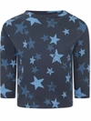 Molo Organic Cotton Star-print Top In Blue