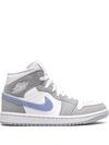 JORDAN AIR JORDAN 1 MID "GREY BLUE" SNEAKERS