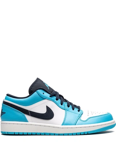 Jordan Air  1 Low Unc Sneakers In White