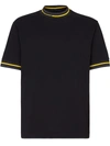 FENDI CONTRAST TRIM T-SHIRT