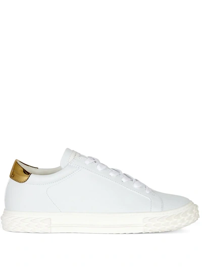 Giuseppe Zanotti Blabber Low-top Sneakers In Weiss
