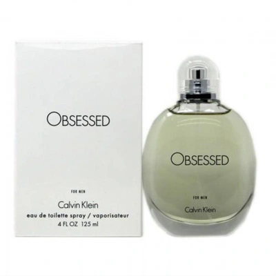 Calvin Klein Mens Obsessed Edt Spray 4 oz (tester) Fragrances 3614224480851 In Black