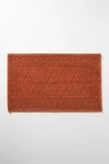 Anthropologie Misona Bath Mat In Red