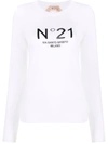 N°21 Virgin Wool Logo Jumper In 中性色