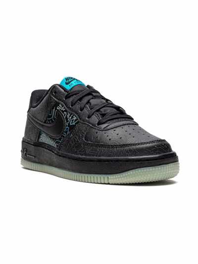 Nike Kids' Air Force 1 Low Sneakers In Black