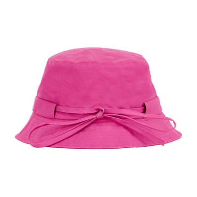 Jacquemus Gadjo Bucket Hat In Purple