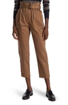 BRUNELLO CUCINELLI BELTED TAILORED LEG PANTS