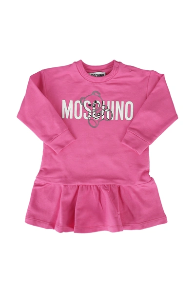 Moschino Babies' Dress In Fuxia