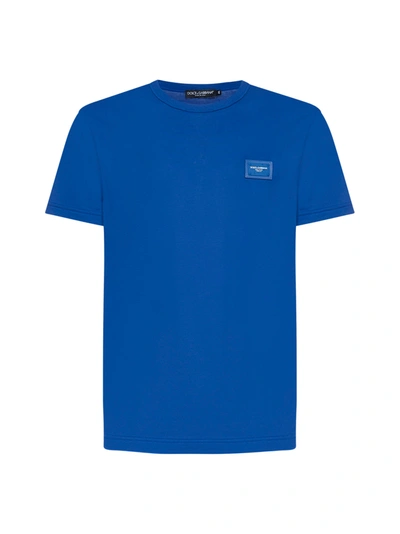 Dolce & Gabbana Relaxed Fit T-shirt In Blue