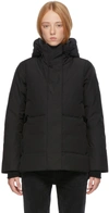 Canada Goose Canmore Hooded Feather And Shell-down Parka In Black