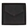 MAISON MARGIELA BLACK ENVELOPE TRIFOLD WALLET