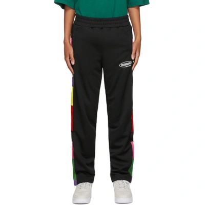 Palm Angels Black Missoni Edition Track Pants In Black Whie