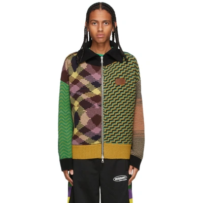 Palm Angels Multicolor Missoni Edition Patchwork Cardigan In Multi-colored