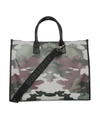 BURBERRY BURBERRY CAMOUFLAGE SHOPPER TOTE BAG