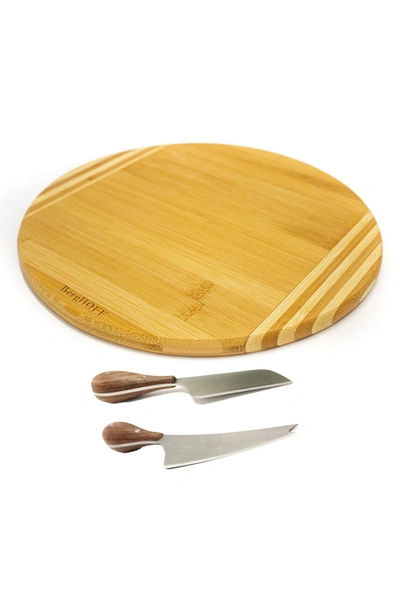 Berghoff International 3-piece Round Board Set In Brown