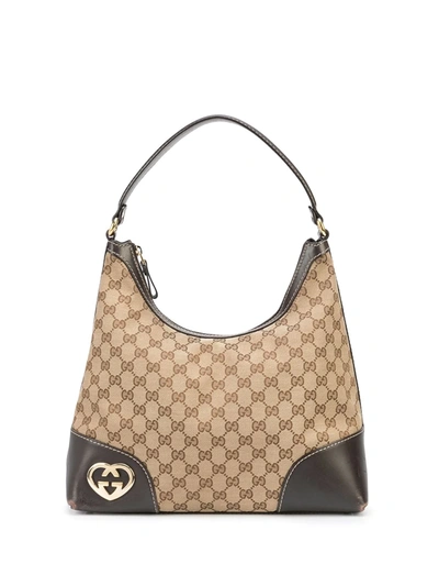Pre-owned Gucci Gg Lovely Hobo Bag In Brown