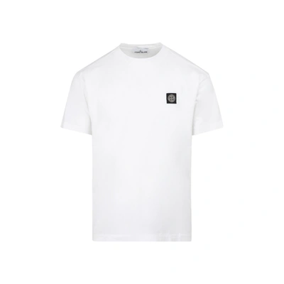 Stone Island Cotton T-shirt Tshirt In White