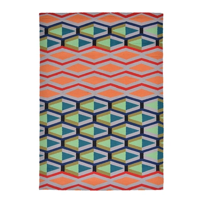 Brink & Campman Cruz Outdoor Rug In Multicoloured/green/orange