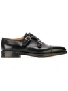 John Lobb William Leather Monk-strap Shoes In Black