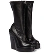 GIVENCHY STRETCH-LEATHER PLATFORM BOOTS,P00572757
